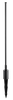 Lampa ledowa ogrodowa Fredo AZ5337 6W 4000K na taras czarna