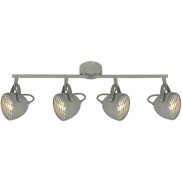 Sufitowa LAMPA plafon PENT 94-68071 Candellux regulowana OPRAWA ścienne reflektorki industrialne szare