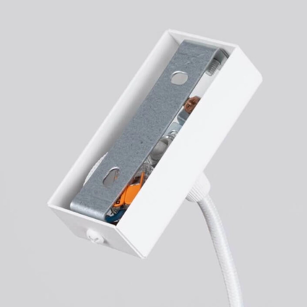 Zwisająca lampa na belce Spark SL.1394 nad wyspę listwa biała