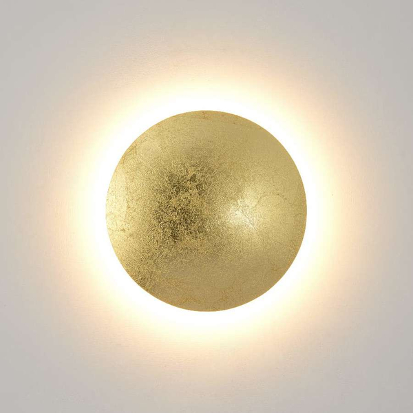 Okrągły plafon PLATILLO LP-8102/1C-6W GD CCT LED 6W 3000-6000K dysk złoty