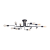 Industrialna LAMPA sufitowa GILBERT T532CL-12B Maytoni metalowa OPRAWA sticks czarne