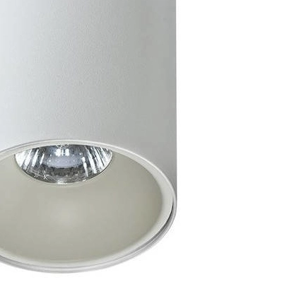 Spot LAMPA sufitowa RULLO AZ.GM4103 WH/ALU RULLO BIANCO ALUMINO okrągła OPRAWA metalowa DOWNLIGHT natynkowy biały