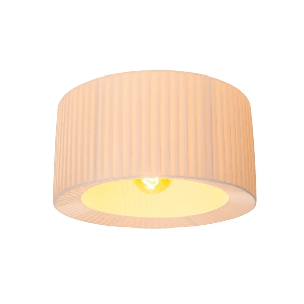 Okrągła lampa sufitowa nad stół FOLD 21139/01/31 materiałowa biały