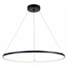 Wisząca lampa ring Horik PEN89424-60BK Zumaline LED 32W 3000-6000K czarna OUTLET