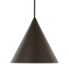 Zwieszana lampa salonowa CONO 10073 trójkątna brązowy