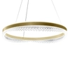 Wisząca lampa glamour PRECIOSA ML0999 LED 52W 4000K ring złoty