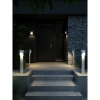 Tarasowa lampa ścienna PONTIO 2218171001 metalowa IP54 biały