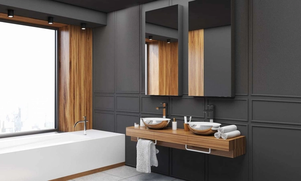 LAMPA sufitowa FARO LP-6510/1SM XL BK Light Prestige łazienkowa OPRAWA metalowa tuba downlight IP65 czarna