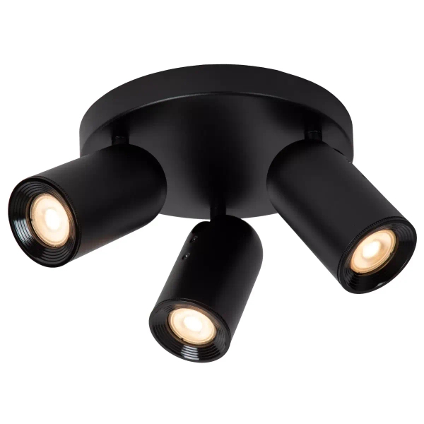 Potrójna lampa sufitowa PUNCH 13958/13/30 Lucide regulowana czarny