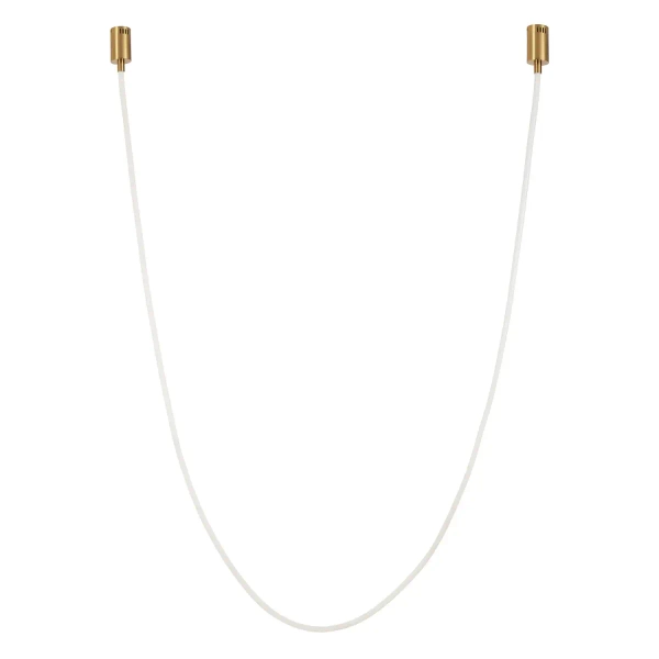 Lampa wisząca wąż led SNAKE MD1021-5 gold biała złota metal PVC LED 72W 3000K 5M do sypialni