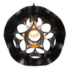 Salonowa lampa wisząca Hannelore 10423/30/30 metal czarna