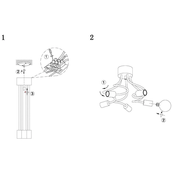 Sufitowa LAMPA loftowa MEDUSA 107931 Markslojd industrialna OPRAWA metalowy plafon peszel wysięgniki czarne