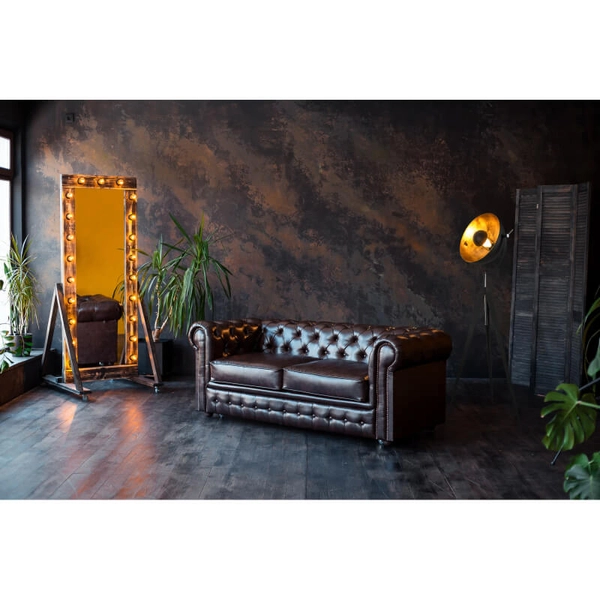 Podłogowa stojąca lampa Bowy 40150145X loftowa czarna złota