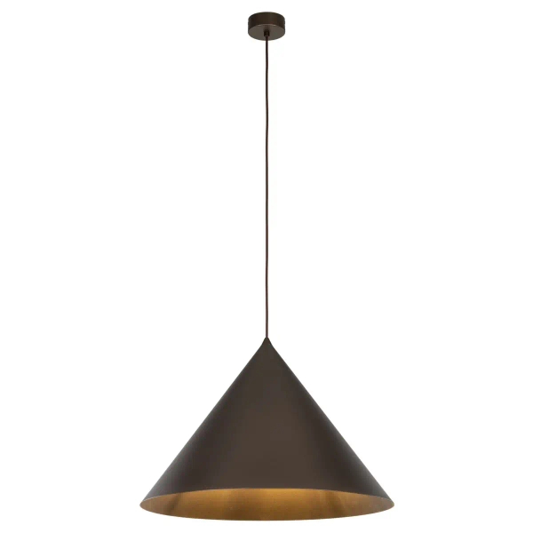 Lampa nad stół stożkowa CONO 10062 wisząca brązowy