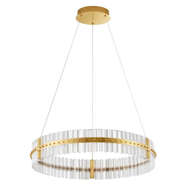 Pierścieniowa lampa zwisająca MAYO LE44225 LED 56W 3500K ring złota