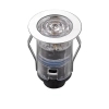 Oczka 10 szt. zestaw IKON 76615 LED 0,75W 6500K na taras IP67 srebrne