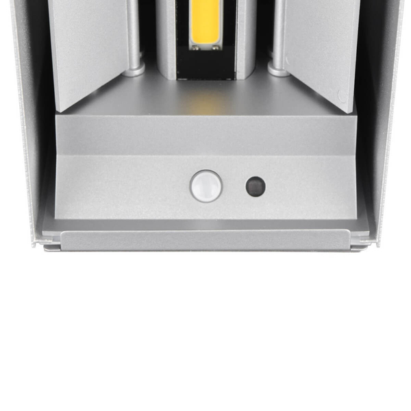 Elewacyjna lampa ledowa Talent R27759187 LED 12W 3000K IP44 srebrny