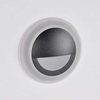Podtynkowa LAMPA schodowa Q4 LED 313706 Polux metalowa OPRAWA okrągła LED 3W 4000K wpuszczana IP44 grafitowa