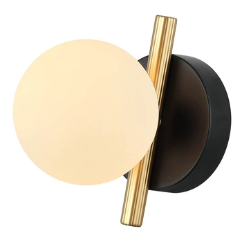 Lampa ścienna kinkiet Reverso WL-5622-1-BK-W złota czarna