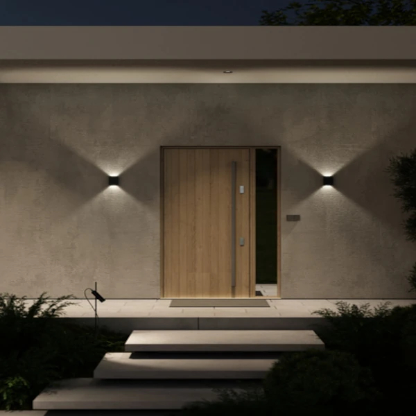 Kinkiet ścienny zewnętrzny LEDPOINT LED 7,5W 2700K IP65 na taras 26547-M927-WB-00-12