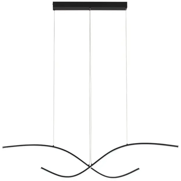 Ściemnialna lampa wisząca CIRVELA LE45485 LED 27W 2700-4000K czarna