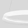 Zwisająca lampa pierścień BATALLAS LE44782 LED 52W 3000K nad łóżko biały