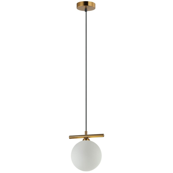 Nowoczesna lampa wisząca Merseta PND-463321M-BRO+W Italux antyczny brąz