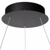 Wisząca lampa salonowa Vidal ring LED 48W 2700K czarny nad stół