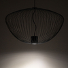 Pojedyncza lampa zwisająca Pumpkin 11252 Nowodvorski druciana jedwabisty grafit