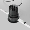 Wpuszczana ledowa oprawa Wise DL057-7W3K-B czarna