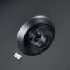 Metalowa lampa wisząca BILO czarna SL.1703 owalna 1xE27