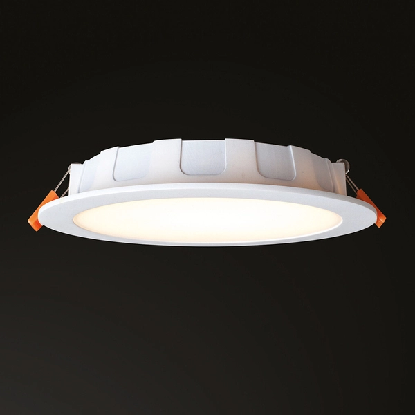 Łazienkowa LAMPA sufitowa KOS 8775 Nowodvorski okrągła OPRAWA LED 24W 3000K wpust IP44 biały