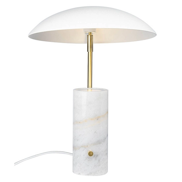 Nocna lampa glamour Mademoiselles 2220405001 marmurowa biały