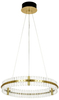 Wisząca lampa Saturnus MSE010100167 z kryształami złota