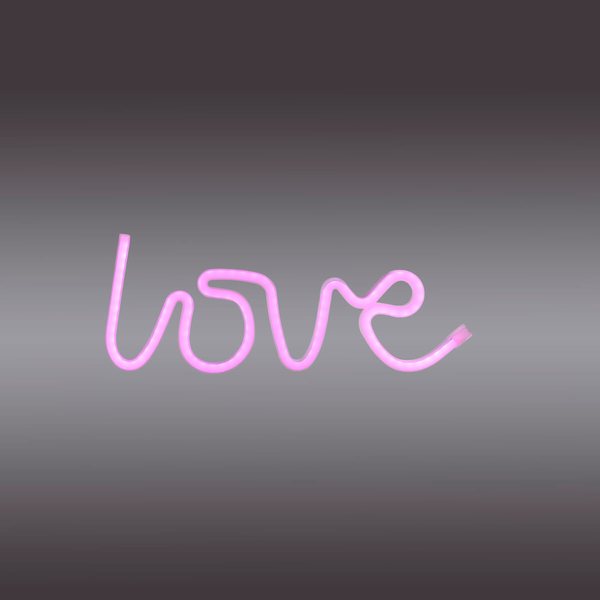 Lampa ścienna NEON-LOVE 85021-87 Just Light LED 6,5W do sypialni różowy
