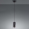Wisząca lampa loftowa Robin 310600132 szklana tuba czarna do kuchni