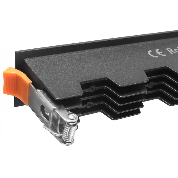 Podtynkowa lampa sufitowa 587 Domeno LED 20W 4000K czarna
