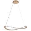 Ringowa wisząca lampa Kallira 72281 LED 40W 3000K do salonu złoty