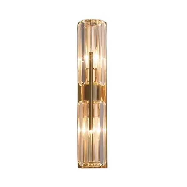 Lampa ścienna góra-dół Vardena CGVARDENAW50 glamour kryształki złota