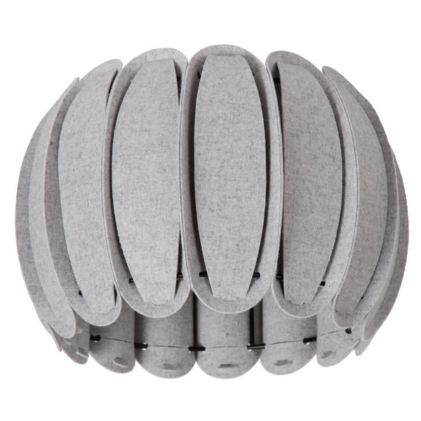 Filcowa lampa sufitowa Spencer 34145/30/36 do sypialni szara