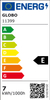 Żarówka dekoracyjna LED 11399 Globo ST64 E27 7W 800lm 230V 3000K biała ciepła