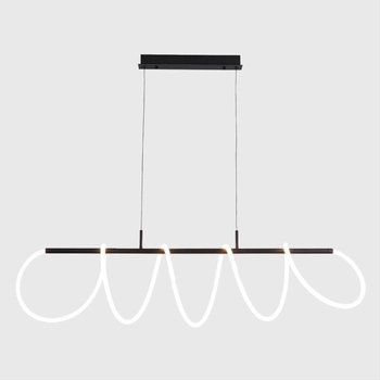 Ledowa lampa wisząca ZIGZAG AZ5827 LED 75W 3000K belka czarna