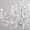 Pałacowy żyrandol glamour Clarence 308-8-4CL chrom przezroczysty