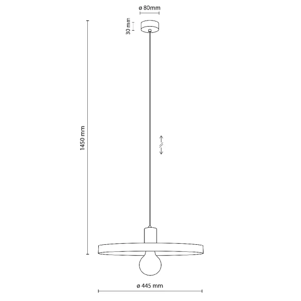 Minimalistyczna lampa wisząca Sila 10750 abażur ceglany zielony