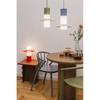 Metalowa lampa wisząca Caponio CPA111P0 kapelusz biały