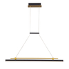 Wisząca lampa Merlot PND-54638F-16W-3K-BK-GD Italux LED 16W 3000K czarny złoty