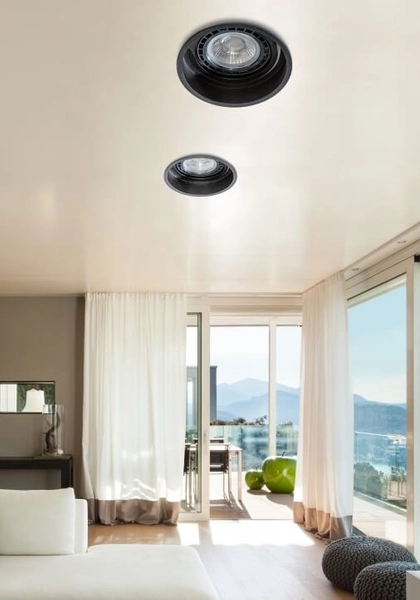 Lampa regulowana oczko sufitowa Torres AZ2683 do przedpokoju czarna