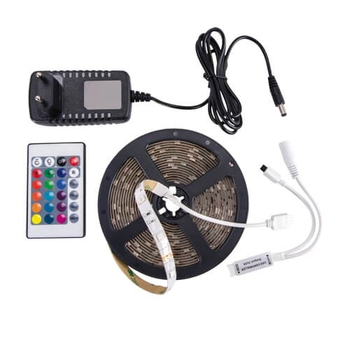 Taśma LED RGB 36W LATE LED 03037 Ideus 1800lm pasek 5 metrów zmienna barwa światła IP65 biała