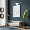 Minimalistyczna lampa ścienna Pinto LED 12W 3000K biała do holu