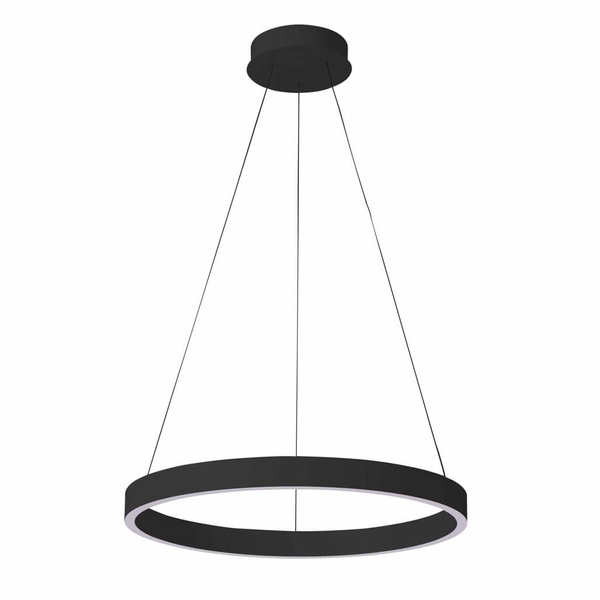 Wisząca lampa okrąg Brasco PND-56215D-080RPC-BK-3KS4K-TRDIMM Italux LED 80W 3000-4000K czarny